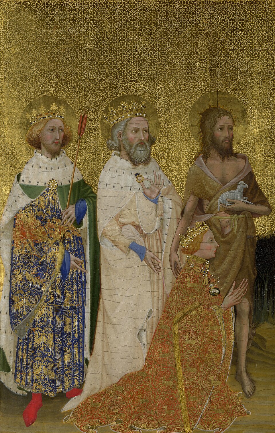 The Wilton Diptych (Left Panel)