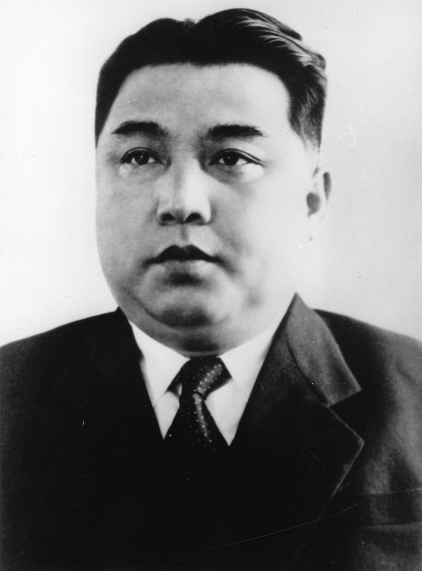 Kim Il-sung, c. 1950. Public domain.